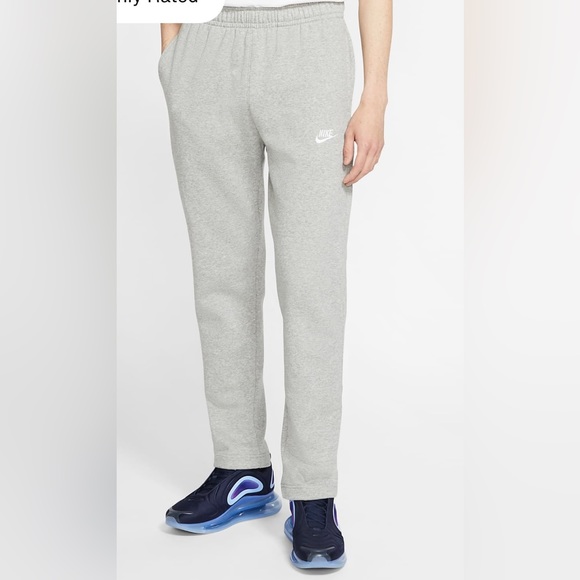 nike grey sweatpants straight leg